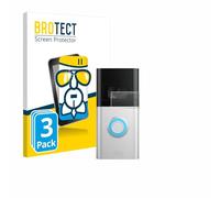 BROTECT Protector Pantalla Cristal para Ring Video Doorbell 3 Protector Vidrio (3 Unidades) - [Dureza 9H, Anti-Arañazos]