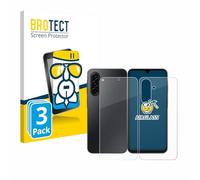BROTECT Protector Pantalla Cristal para Samsung Galaxy A17 4G (Frontal+Trasero) Protector Vidrio (3 Unidades) - [Dureza 9H, Anti-Arañazos]