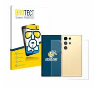 BROTECT Protector Pantalla Cristal para Samsung Galaxy S24 Ultra (case-friendly) (Frontal+Trasero) Protector Vidrio - [Dureza 9H, Anti-Arañazos]