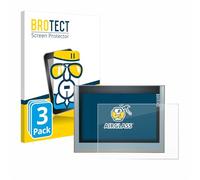 BROTECT Protector Pantalla Cristal para Siemens Simatic HMI TP900 Comfort 6AV2124-6JJ00-0AX0 Protector Vidrio (3 Unidades) - [Dureza 9H