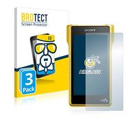 BROTECT Protector Pantalla Cristal para Sony Walkman NW-WM1A Protector Vidrio (3 Unidades) - [Dureza 9H, Anti-Arañazos]