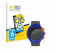 BROTECT Protector Pantalla Cristal para Swatch Neon Party Protector Vidrio (6 Unidades) - [Dureza 9H, Anti-Arañazos]