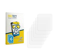 BROTECT Protector Pantalla Cristal para TC Electronic POLYTUNE 3 Noir Protector Vidrio (6 Unidades) - [Dureza 9H, Anti-Arañazos]