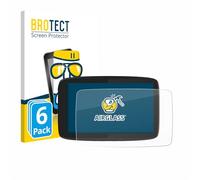 BROTECT Protector Pantalla Cristal para TomTom GO Camper Tour Protector Vidrio (6 Unidades) - [Dureza 9H, Anti-Arañazos]