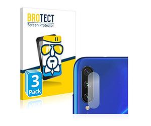 BROTECT Protector Pantalla Cristal para Xiaomi Mi A3 (SÓLO Cámara) Protector Vidrio (3 Unidades) - [Dureza 9H, Anti-Arañazos]