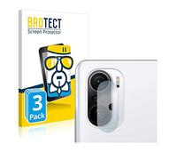 BROTECT Protector Pantalla Cristal para Xiaomi Poco F3 (SÓLO Cámara) Protector Vidrio (3 Unidades) - [Dureza 9H, Anti-Arañazos]