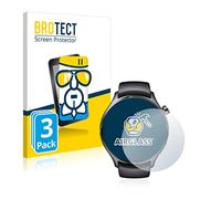 BROTECT Protector Pantalla Cristal para Xiaomi Watch S1 Pro Protector Vidrio (3 Unidades) - [Dureza 9H, Anti-Arañazos]