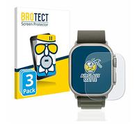 BROTECT Protector Pantalla Mate Cristal para Apple Watch Ultra/Ultra 2 (3 Unidades) Protección Anti-Reflejos