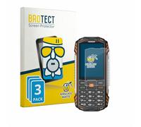 BROTECT Protector Pantalla Mate Cristal para Hammer H Power Plus LTE (3 Unidades) Protección Anti-Reflejos