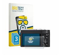 BROTECT Protector Pantalla Mate Cristal para Panasonic Lumix DC-TZ99E-S (3 Unidades) Protección Anti-Reflejos