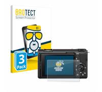 BROTECT Protector Pantalla Mate Cristal para Sony Alpha ZV-E10 II (3 Unidades) Protección Anti-Reflejos
