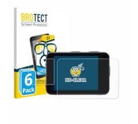 BROTECT Protector Pantalla para Akaso Brave 7 Protector Transparente (6 Unidades) Anti-Huellas