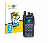BROTECT Protector Pantalla para AnyTone AT-D878UV II Plus Protector Transparente (2 Unidades) Anti-Huellas