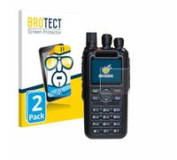 BROTECT Protector Pantalla para AnyTone AT-D878UV Plus Protector Transparente (2 Unidades) Anti-Huellas