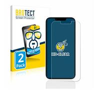 BROTECT Protector Pantalla para Apple iPhone 13/13 Pro Protector Transparente (2 Unidades) Anti-Huellas