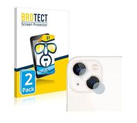 BROTECT Protector Pantalla para Apple iPhone 13 (SÓLO Cámara) Protector Transparente (2 Unidades) Anti-Huellas