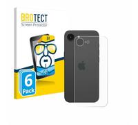 BROTECT Protector Pantalla para Apple iPhone 16e / 17e Protector Transparente (6 Unidades) Anti-Huellas