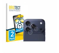 BROTECT Protector Pantalla para Apple iPhone 17 Pro (SÓLO Cámara) Protector Transparente (2 Unidades) Anti-Huellas
