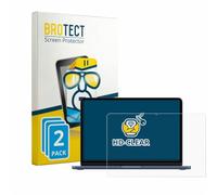 BROTECT Protector Pantalla para Apple MacBook Neo 13" 2026 | 2 Unidades Transparente Protección Pantalla Made in Germany Película Claro Anti-Arañazos Case-Friendly