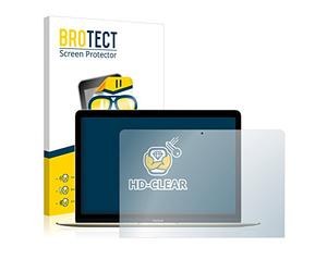 BROTECT Protector Pantalla para Apple MacBook Retina 12" | (Principios de 2016) 2 Unidades Transparente Protección Pantalla Made in Germany Película Claro Case-Friendly
