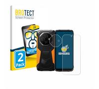 BROTECT Protector Pantalla para Blackview Fort 1 (Frontal+Cámara) Protector Transparente (2 Unidades) Anti-Huellas