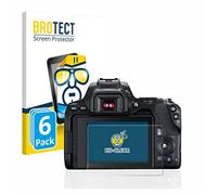 BROTECT Protector Pantalla para Canon EOS 250D Protector Transparente (6 Unidades) Anti-Huellas