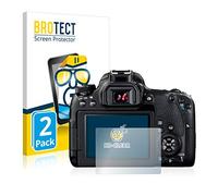 BROTECT Protector Pantalla para Canon EOS 77D Protector Transparente (2 Unidades) Anti-Huellas