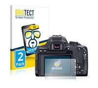 BROTECT Protector Pantalla para Canon EOS 850D Protector Transparente (2 Unidades) Anti-Huellas