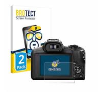 BROTECT Protector Pantalla para Canon EOS R100 | 2 Unidades Transparente Protección Pantalla Made in Germany Película Claro Anti-Arañazos Case-Friendly