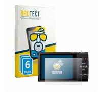 BROTECT Protector Pantalla para Canon IXUS 285 HS A | 6 Unidades Mate Protección Pantalla Made in Germany Película Anti-Reflejos Anti-Huellas