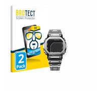 BROTECT Protector Pantalla para Casio G-Shock GMW-B5000D-1ER | 2 Unidades Transparente Protección Pantalla Made in Germany Película Claro Anti-Arañazos Case-Friendly