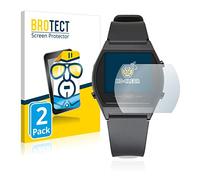 BROTECT Protector Pantalla para Casio LW-204-1BEF Protector Transparente (2 Unidades) Anti-Huellas
