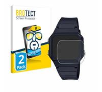 BROTECT Protector Pantalla para Casio Unisex F-91W Protector Transparente (2 Unidades) Anti-Huellas