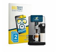 BROTECT Protector Pantalla para Cecotec Cremmaet Latte Art A90_EU01 | 2 Unidades Transparente Protección Pantalla Made in Germany Película Claro Anti-Arañazos Case-Friendly