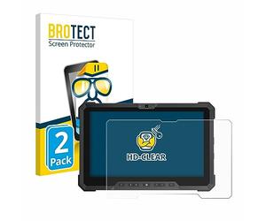 BROTECT Protector Pantalla para Dell Latitude 12 Rugged 7212 Protector Transparente (2 Unidades) Anti-Huellas