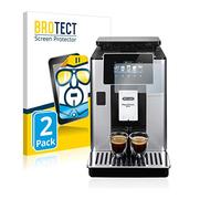 BROTECT Protector Pantalla para DeLonghi PrimaDonna Soul ECAM610.55.SB Protector Transparente (2 Unidades) Anti-Huellas
