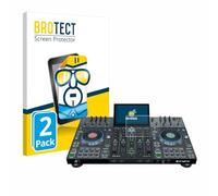 BROTECT Protector Pantalla para Denon DJ Prime 4+ | 2 Unidades Transparente Protección Pantalla Made in Germany Película Claro Anti-Arañazos Case-Friendly
