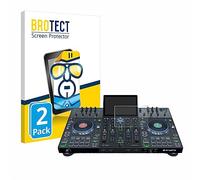 BROTECT Protector Pantalla para Denon DJ Prime 4/4+ Protector Transparente (2 Unidades) Anti-Huellas