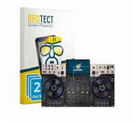 BROTECT Protector Pantalla para Denon DJ Prime 4 G2 | 2 Unidades Transparente Protección Pantalla Made in Germany Película Claro Anti-Arañazos Case-Friendly