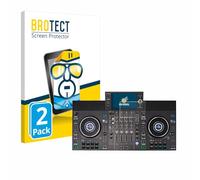 BROTECT Protector Pantalla para Denon DJ SC LIVE 4 | 2 Unidades Transparente Protección Pantalla Made in Germany Película Claro Anti-Arañazos Case-Friendly