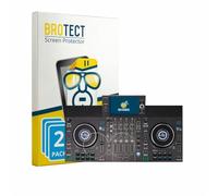 BROTECT Protector Pantalla para Denon DJ SC LIVE 4 | (Jog) 2 Unidades Transparente Protección Pantalla Made in Germany Película Claro Anti-Arañazos Case-Friendly