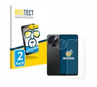 BROTECT Protector Pantalla para Doogee Note 59 Pro Plus (Frontal+Cámara) Protector Transparente (2 Unidades) Anti-Huellas