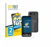 BROTECT Protector Pantalla para Doro Aurora A10 (Frontal+Cámara) Protector Transparente (2 Unidades) Anti-Huellas