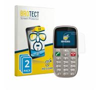 BROTECT Protector Pantalla para Gigaset GL395 Protector Transparente (2 Unidades) Anti-Huellas