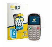 BROTECT Protector Pantalla para Gigaset GL395 Protector Transparente (6 Unidades) Anti-Huellas