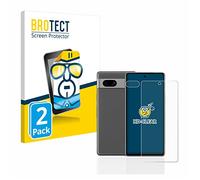 BROTECT Protector Pantalla para Google Pixel 7a (Frontal+Cámara) Protector Transparente (2 Unidades) Anti-Huellas