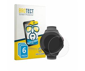 BROTECT Protector Pantalla para Hama Kids Smartwatch | 6 Unidades Transparente Protección Pantalla Made in Germany Película Claro Anti-Arañazos Case-Friendly