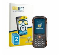 BROTECT Protector Pantalla para Hammer H Power Plus LTE Protector Transparente (2 Unidades) Anti-Huellas