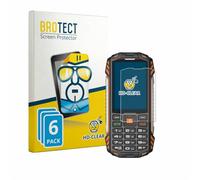BROTECT Protector Pantalla para Hammer H Power Plus LTE Protector Transparente (6 Unidades) Anti-Huellas