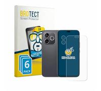 BROTECT Protector Pantalla para Honor 600 Lite (Frontal+Cámara) Protector Transparente (6 Unidades) Anti-Huellas